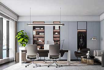 鹤壁轻奢风格-书房