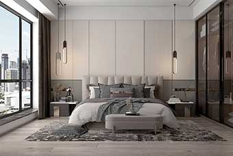 鹤壁现代风格-卧室
