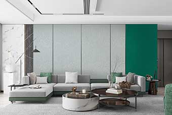 鹤壁轻奢风格-客厅