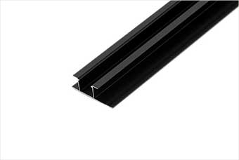 鹤壁航空纤维墙咔铝合金带灯中条（哑黑氧化）