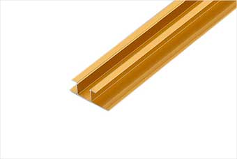 鹤壁航空纤维墙咔铝合金带灯中条（钛金氧化）