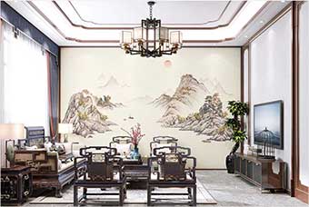 鹤壁森佰汇航空纤维墙咔（巴山蜀水）