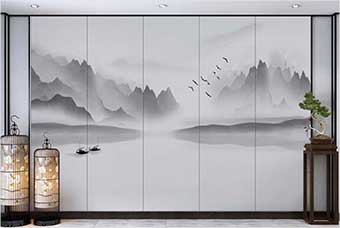 鹤壁森佰汇航空纤维（山水画系列）