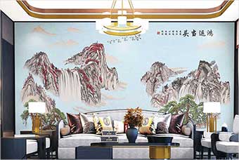 鹤壁森佰汇航空纤维墙咔（鸿运当头）